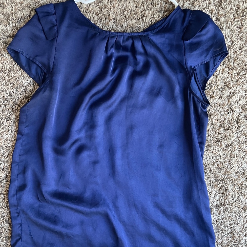 Zara blue top